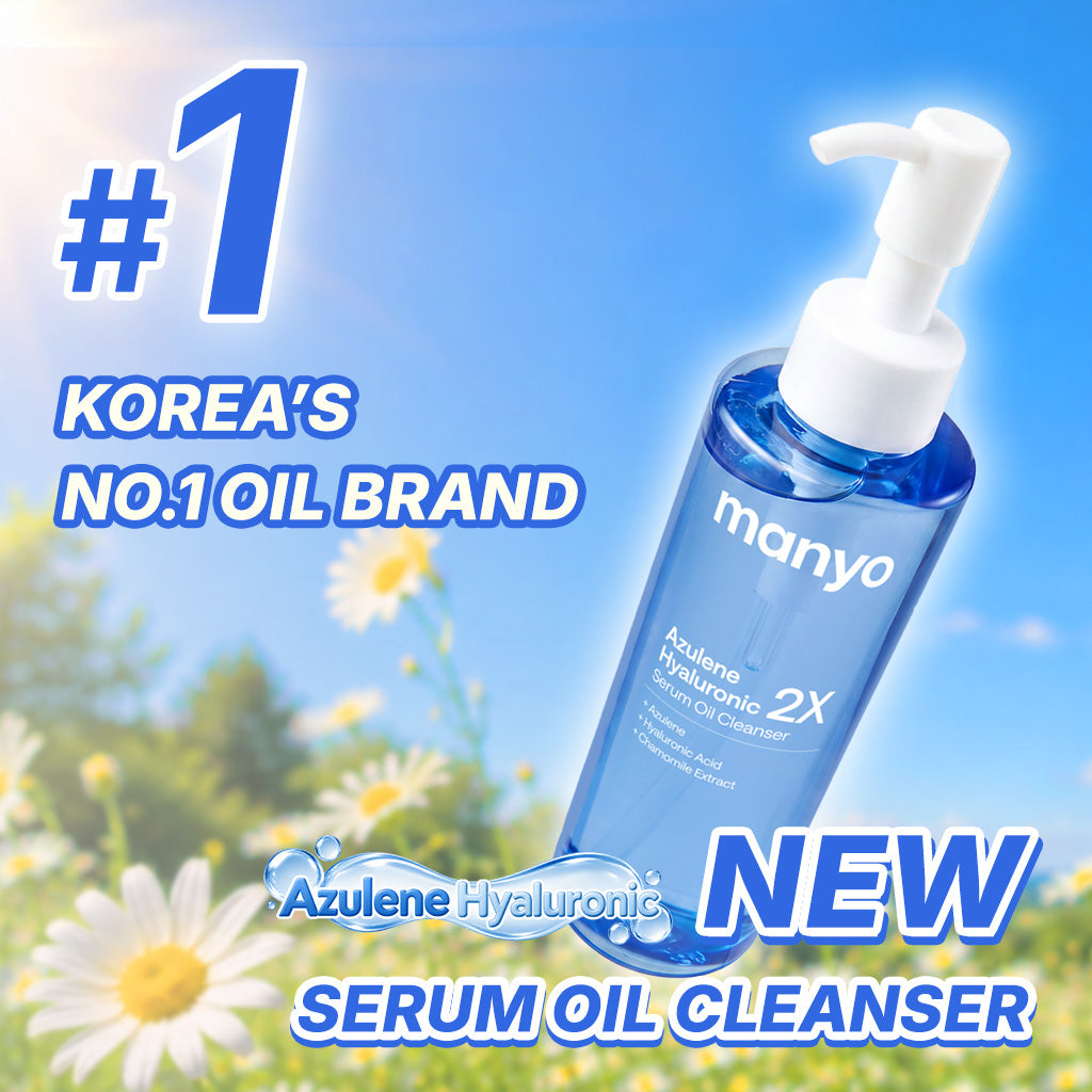 MANYO Azulene Hyaluronic 2X Serum Oil Cleanser