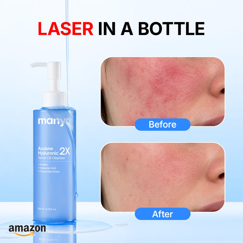 MANYO Azulene Hyaluronic 2X Serum Oil Cleanser