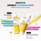MANYO Pure Cleansing Oil + Cleansing Foam Duo